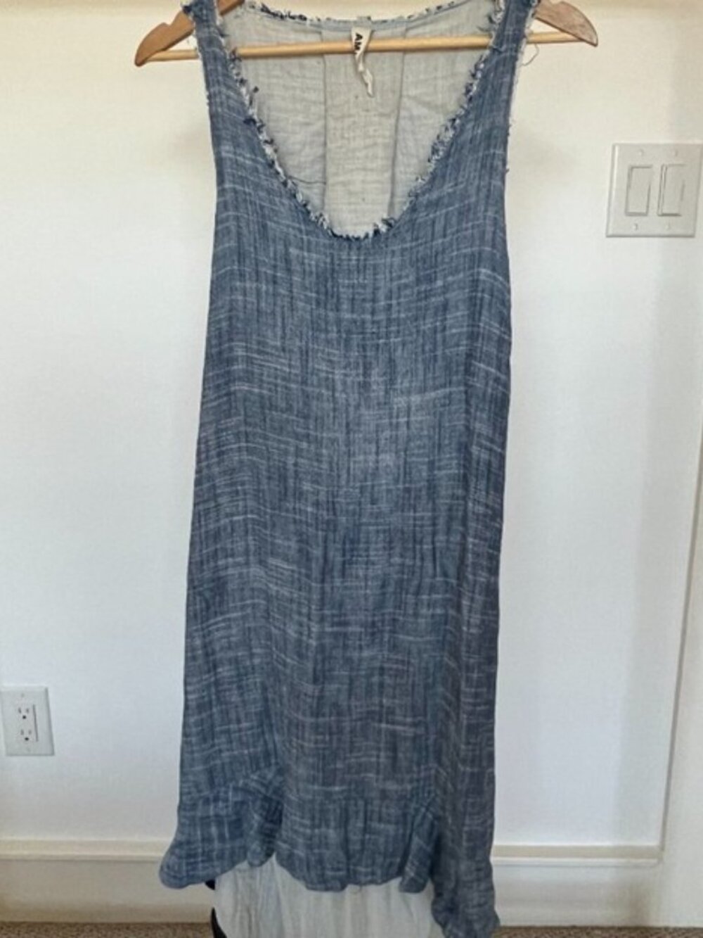 Anthropology Amadi Penelope High-Low Dress - Grey Size Small